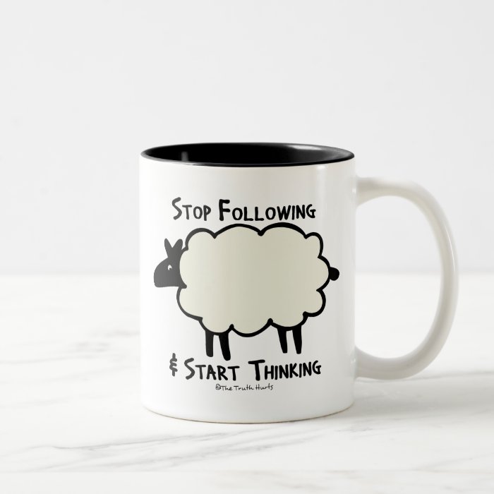 Start Thinking Coffee Mug