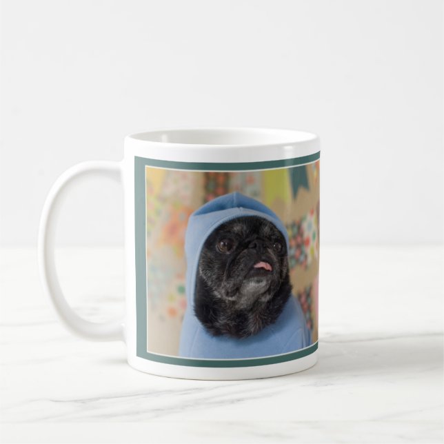 Start Today and Make a New Ending Pug Mug (Left)