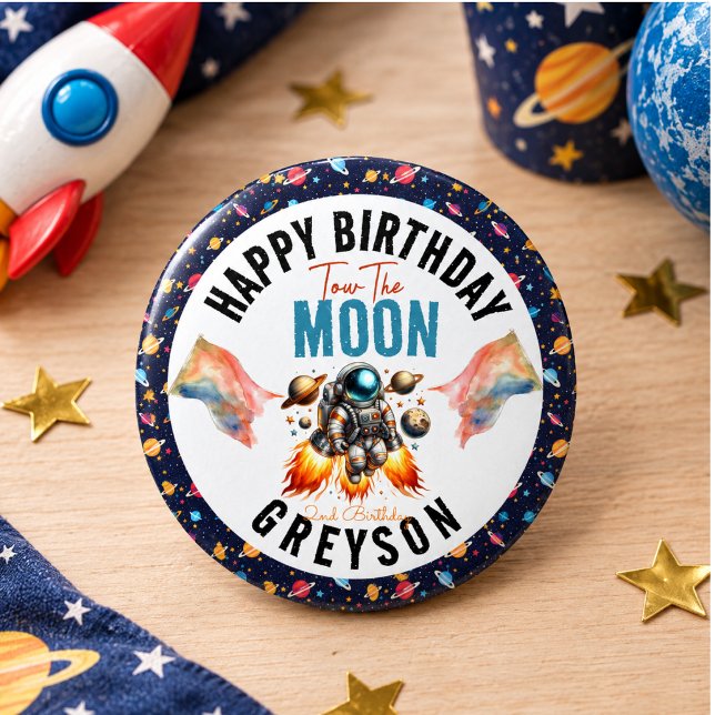  start tow the moon 2nd Birthday Space  Button (start tow the moon 2nd Birthday Space Button)