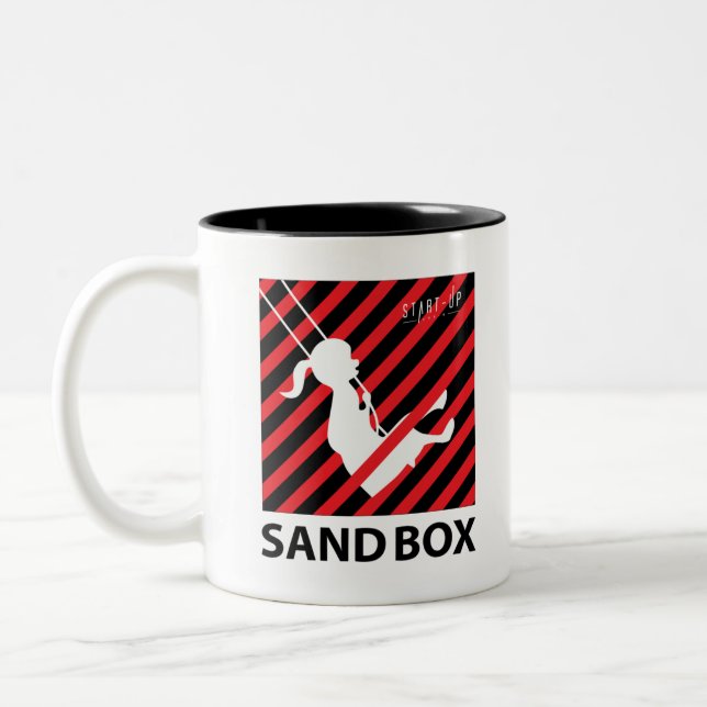 Start Up Kdrama - Sandbox Logo Two-Tone Coffee Mug (Left)