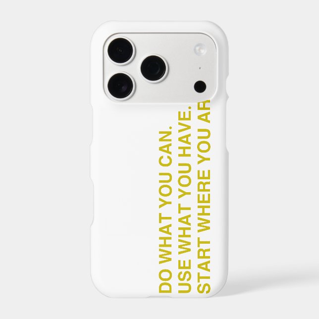 Start Where You Are Iphone Case (Back)