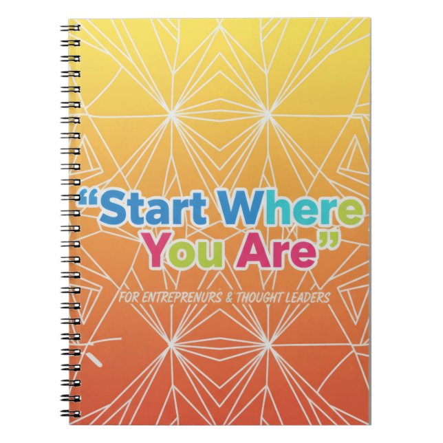 Start Where You Are Journal for Entrepreneurs (Front)