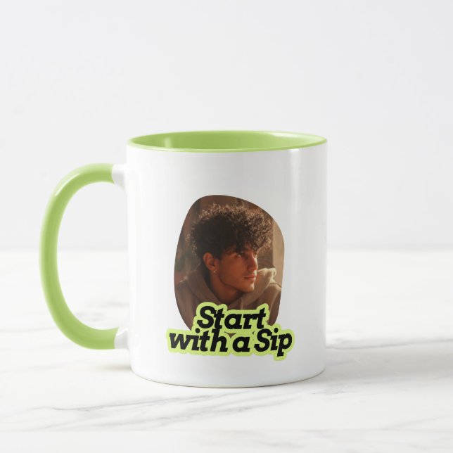 Start with a Sip mugs gifts (Left)