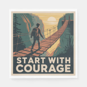 Start With Courage Napkins
