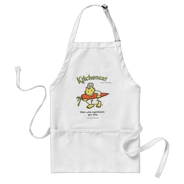 "Start with ingredients you love" Apron (Front)