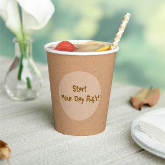 Start Your Day Right - Inspirational Coffee Cup 