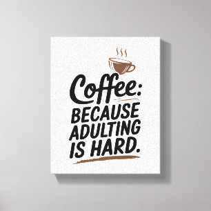 Start Your Day Right with This Coffee-Themed Canvas Print