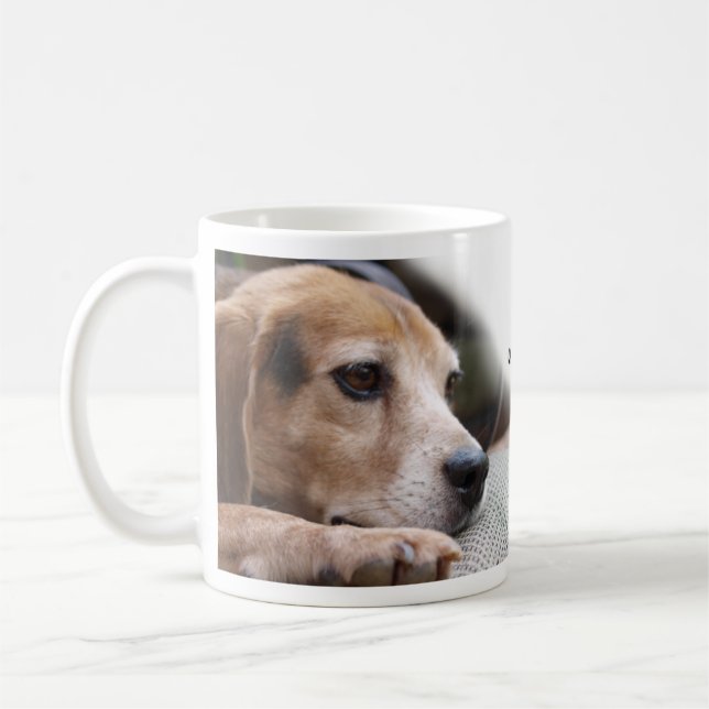 Start Your Day the Beagle Way Coffee Mug (Left)