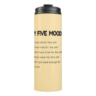 Start your day with a dose of humor! This unique m Thermal Tumbler