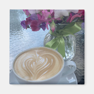 Start Your Day with a Latte Magnet