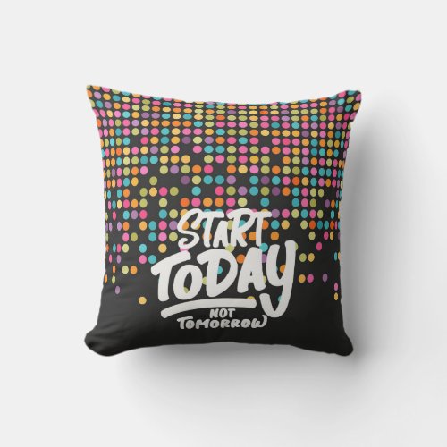 Start Your Day with Style Pillow