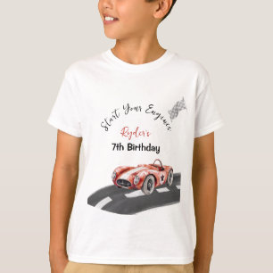 Start Your Engine Any Age Birthday  T-Shirt