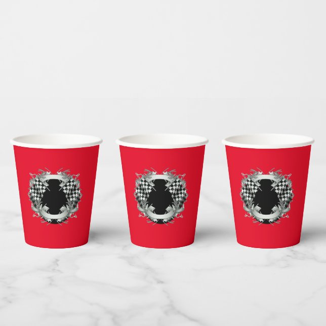 Start Your Engines  Paper Cups (Multi)