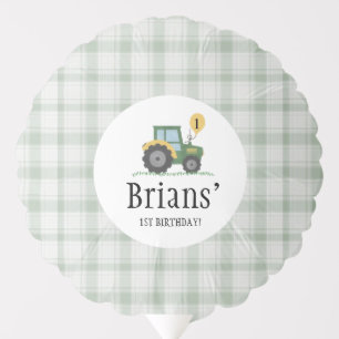 Start Your Tractor Birthday  Balloon