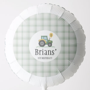 Start Your Tractor Birthday  Balloon
