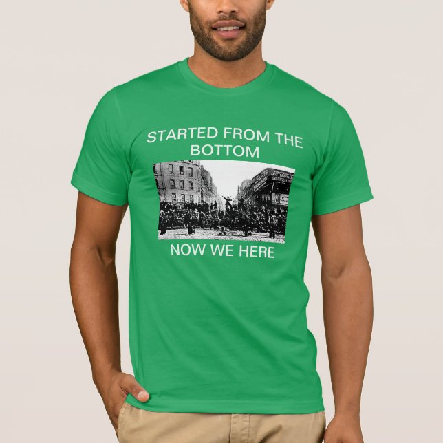 Started From The Bottom Paris Commune Shirt (Front)