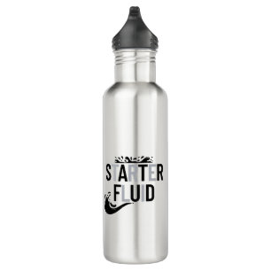 STARTER FLUID Fun Modern Trendy Typography Quote Stainless Steel Water Bottle