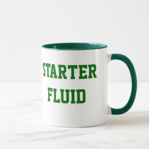 Starter fluid mug
