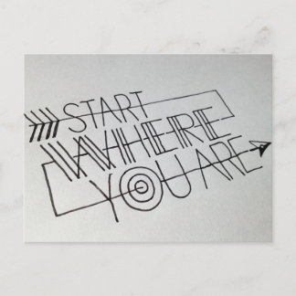 Starting Point Postcard