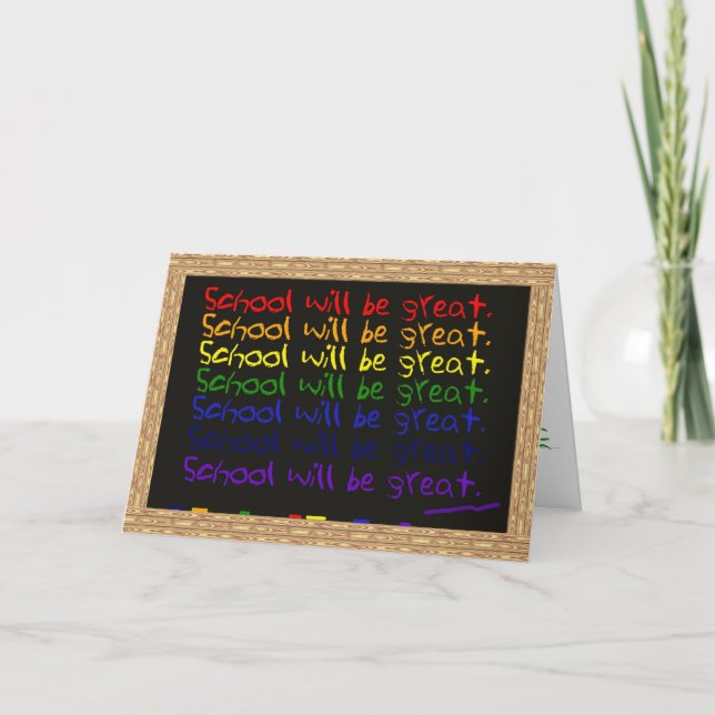 Starting School Card (Front)