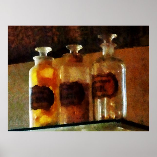 STARTING UNDER $20 - Apothecary Bottles Poster (Front)