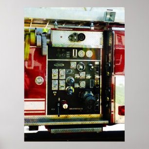STARTING UNDER $20 - Gauges on Fire Truck Poster