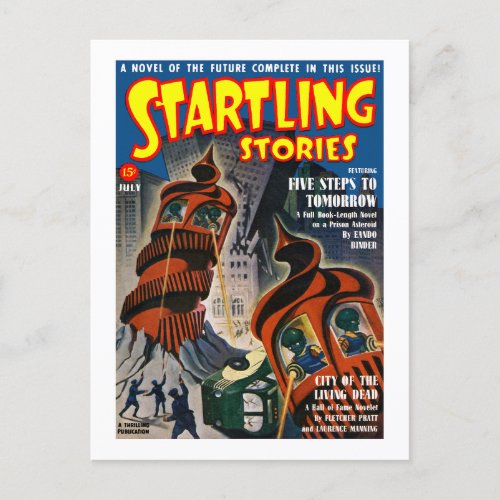 Startling Stories Jul 1940 Postcard