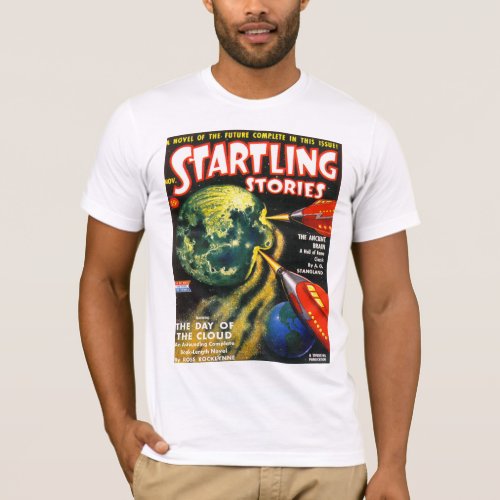 STARTLING STORIES Vintage Pulp Magazine Cover Art T_Shirt