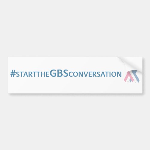 starttheGBSconversation Bumper Sticker