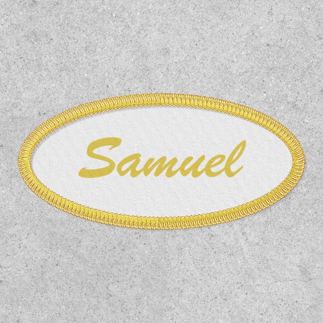 Startup Business Employee Name Patch (Front)