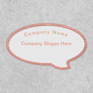Startup Companies Name Slogan Custom Pink Patch