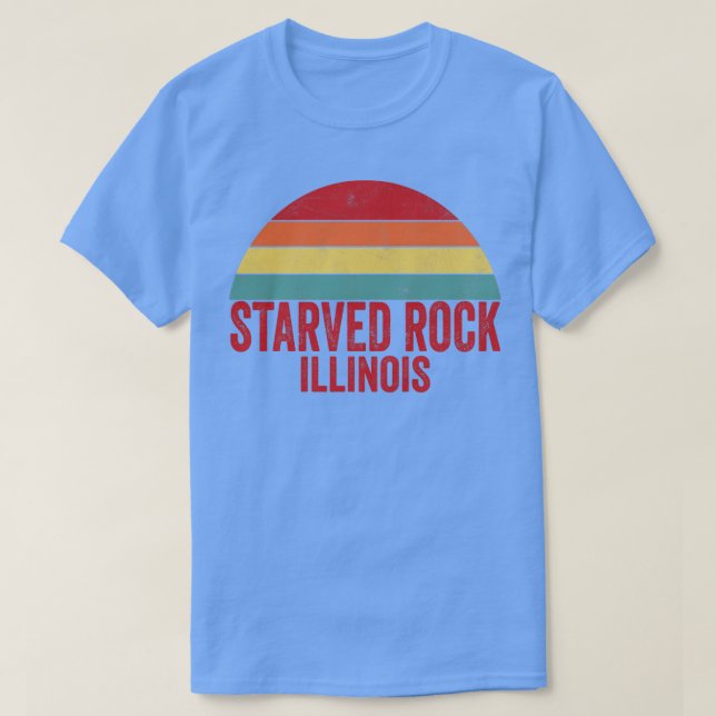 Starved Rock State Park Illinois T-Shirt (Design Front)