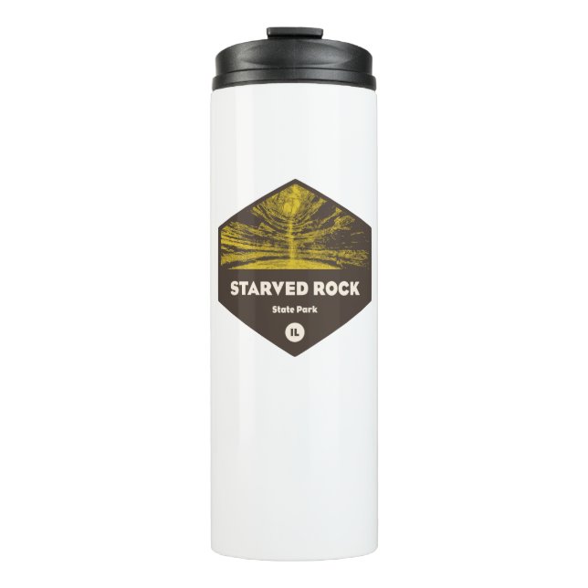 Starved Rock State Park Illinois Thermal Tumbler (Front)