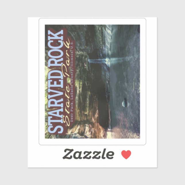 STARVED ROCK STATE PARK - OGLESBY - ILLINOIS US STICKER (Sheet)