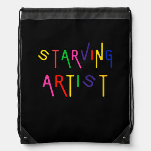 Starving Artist Drawstring Bag