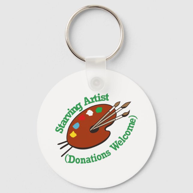 Starving Artist Keychain (Front)