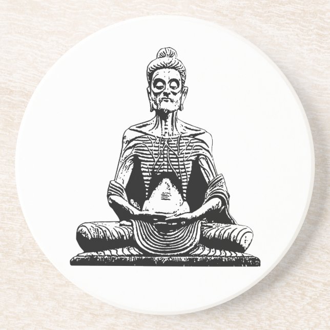 Starving Buddha Coaster (Front)