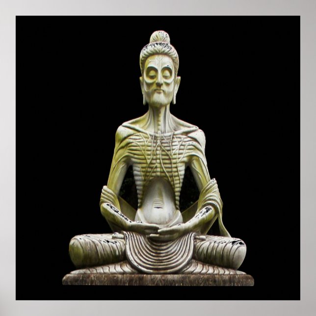 Starving Buddha Poster color (Front)