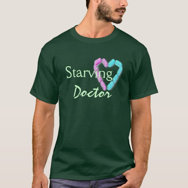 Starving Doctor In Deep Forest T-Shirt (Front)