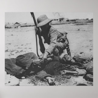 Starving Turkish Soldier Poster
