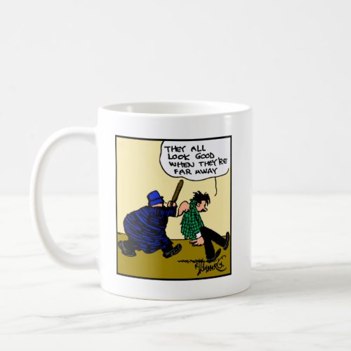 Starving Young Writer mug Rube Goldberg Art