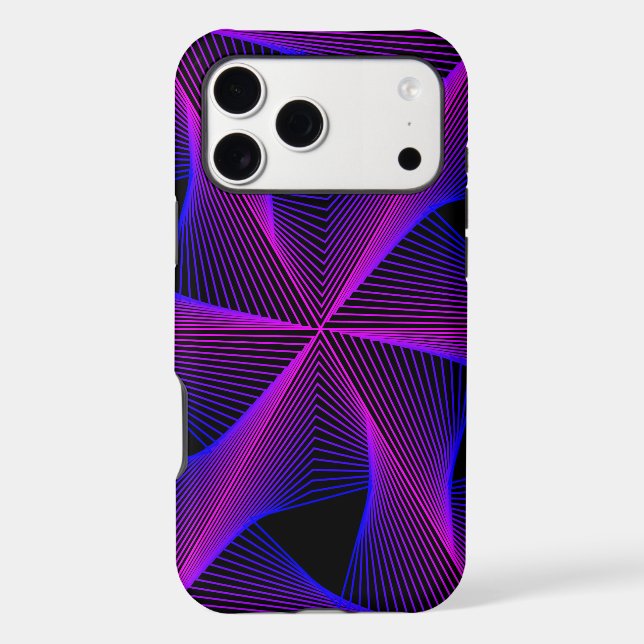 Starwave Grid iPhone Case (Back)