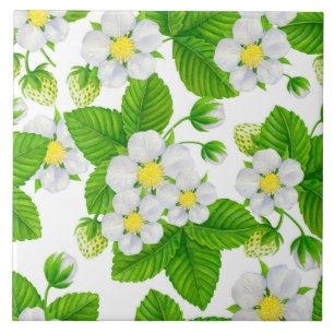 Starwberry garden 2 ceramic tile