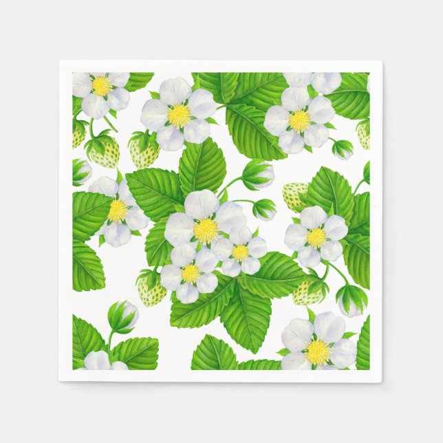 Starwberry garden 2 napkins (Front)