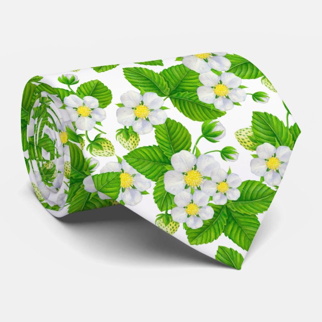 Starwberry garden 2 neck tie (Rolled)