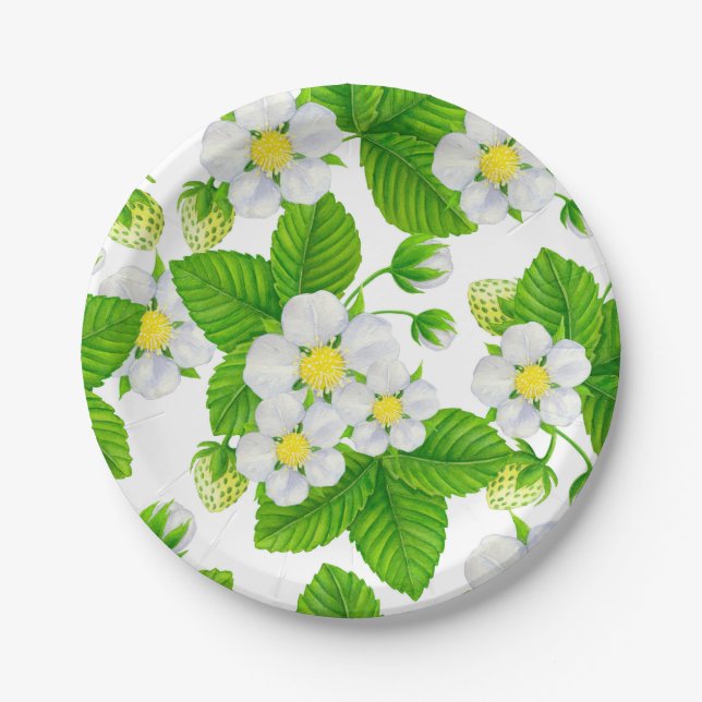 Starwberry garden 2 paper plates (Front)