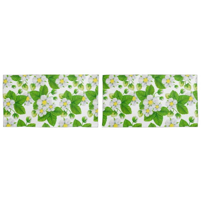 Starwberry garden 2 pillow case (Front-Set)