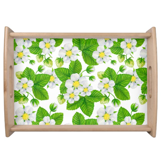 Starwberry garden 2 serving tray (Front)