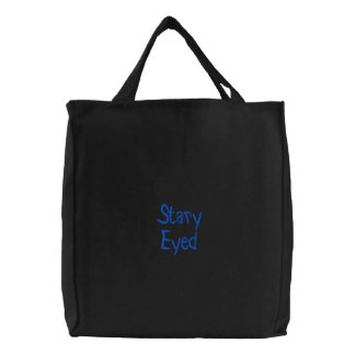 Stary Eyed Embroidered Tote Bag
