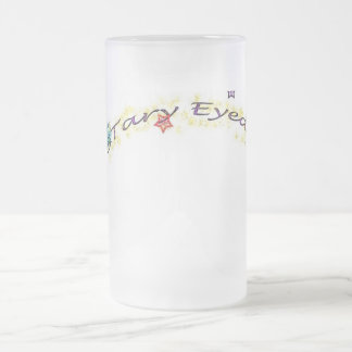 stary eyed simplified mug1 frosted glass beer mug